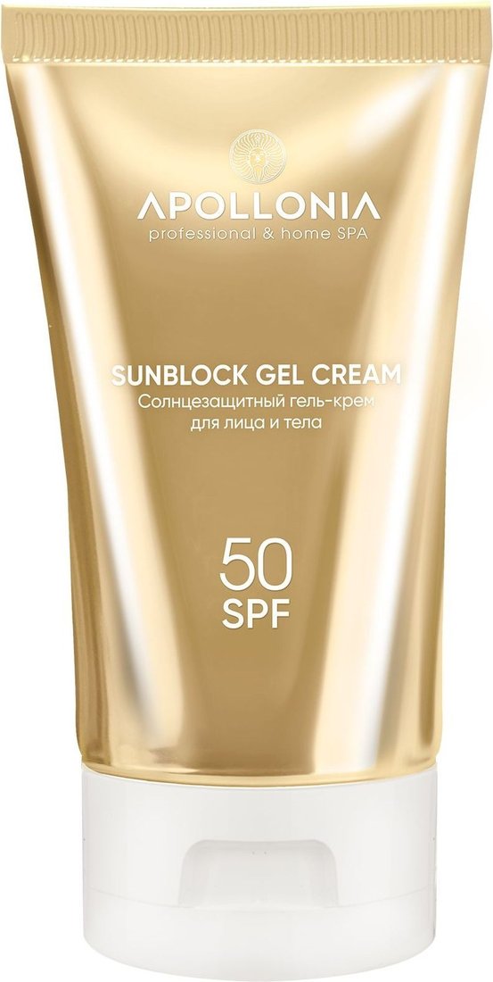 

Средства для загара, автозагар Apollonia Sunblock Gel Cream SPF 50 для лица и тела (50мл)
