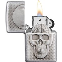 Зажигалка Zippo Skull with Brain Surprise 29818
