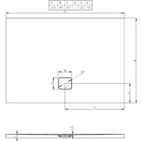 Душевой поддон Riho Basel 406 120x80 в Гомеле