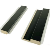 Панель Andlen Decor ПНл-37/ПНп-37 Блэк (2800x64x19 мм/2800x32x19мм)