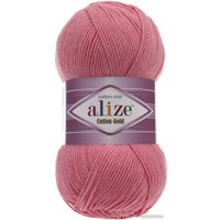 Пряжа для вязания Alize Cotton Gold 33 (330 м, темно-розовый)