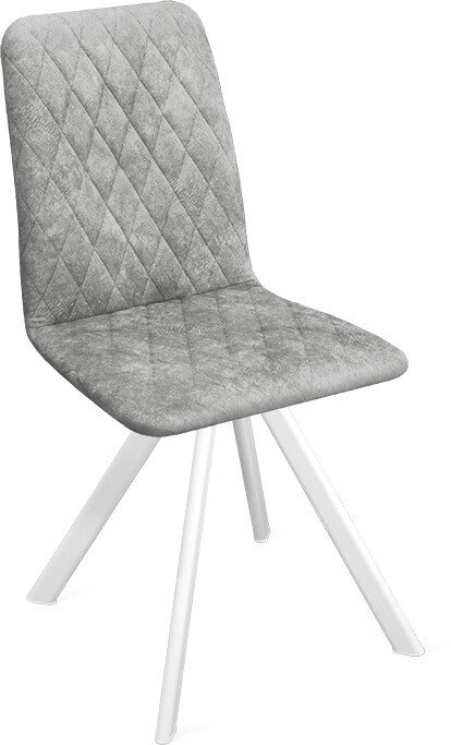 

Стул Трия Стенли К2 (белый матовый/микровелюр Wellmart Silver)
