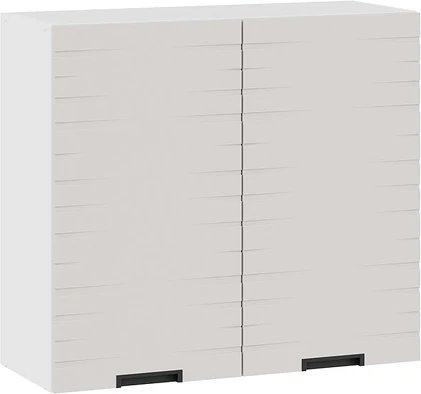 

Шкаф навесной Трия Гренада 1В8 (белый/холст мокко)