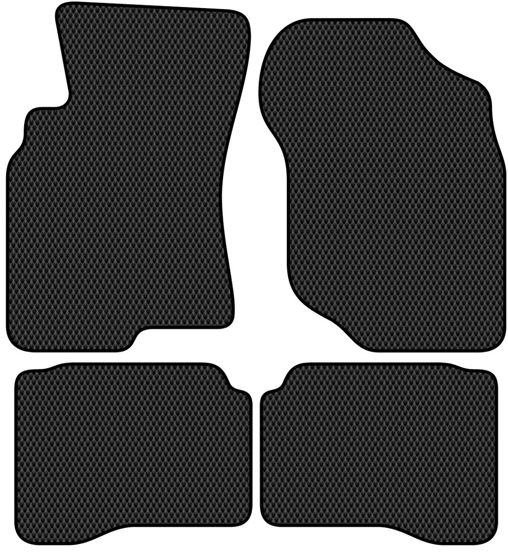 

Комплект ковриков для авто Alicosta Nissan X-Trail I (suv / T30) 2001 - 2007 (черный, ромб)