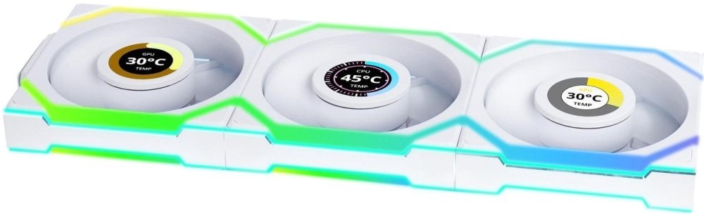 

Комплект вентиляторов для корпуса с контроллером Lian Li Uni Fan SL 120 Wireless LCD G99.12SLLCD1W3W.R0