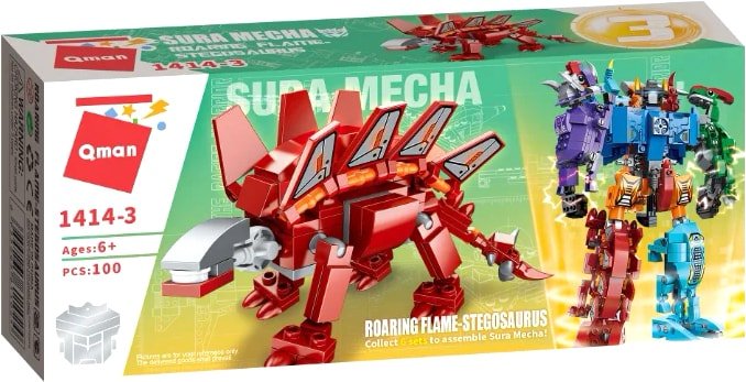 

Конструктор Qman Sura Mecha 1414-3 Roaring Flame - Stegosaurus