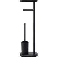 Держатель для туалетной бумаги и ершика Bergenson Bjorn Slim BB0000945 (черный)