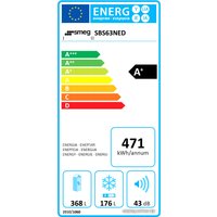 Холодильник side by side Smeg SBS63NED