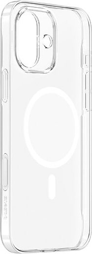 Чехол для телефона Baseus Crystal Magnetic Phone Case TouchButton Version для iPhone 16 (прозрачный)