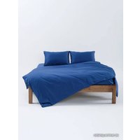 1.5-спальный комплект постельного белья GoodNight Сатин Делюкс 1.5 348380 (синий)