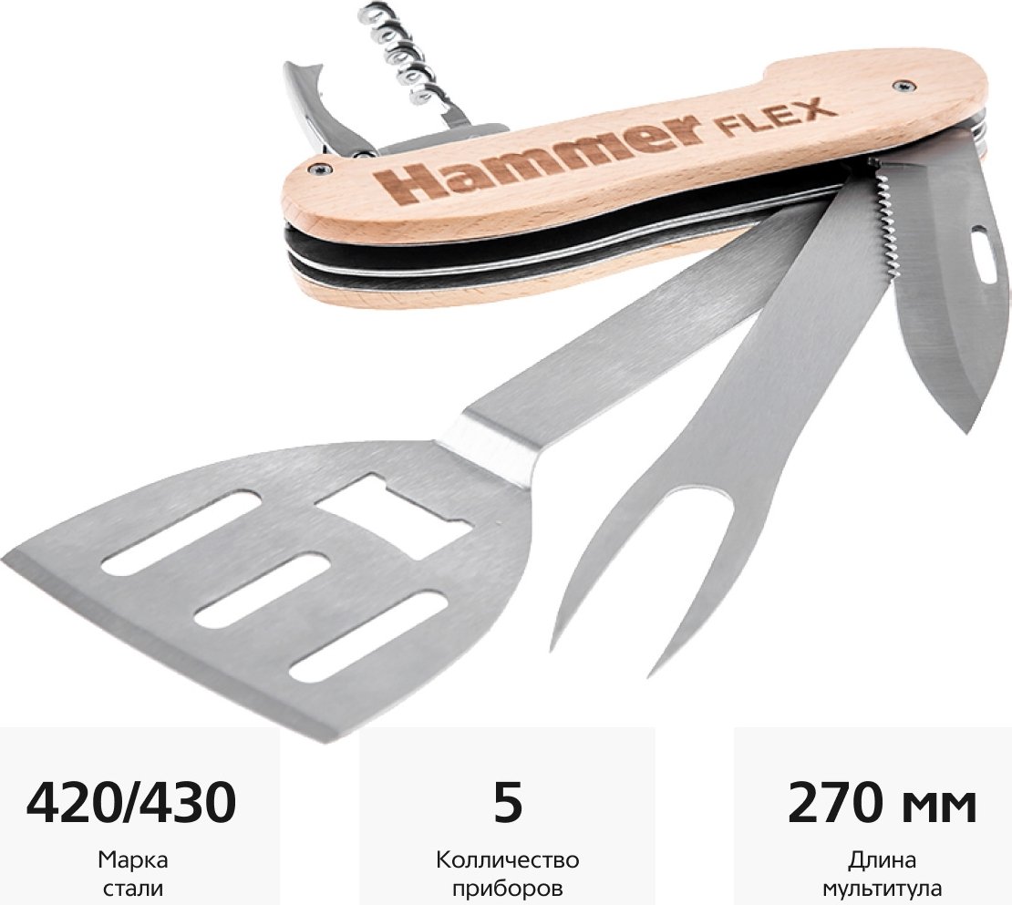 

Набор приборов для гриля Hammer 310-310