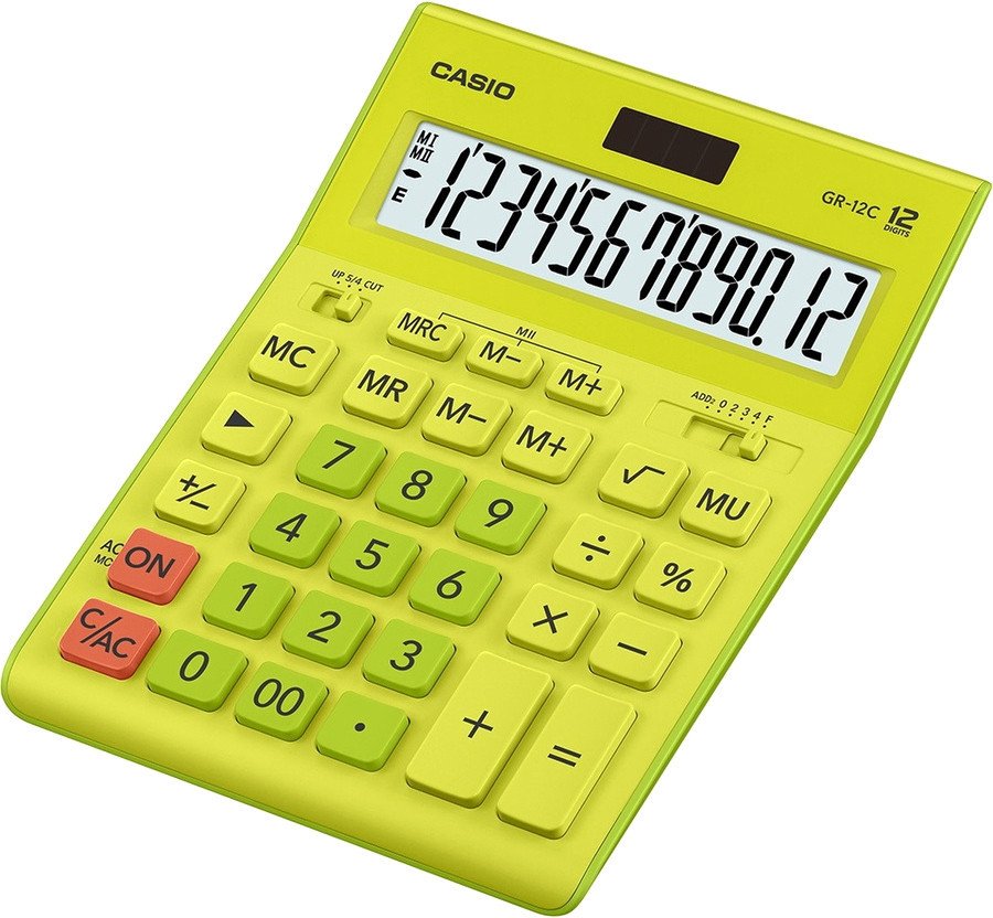 

Бухгалтерский калькулятор Casio GR-12C-GN-W-EP (салатовый)