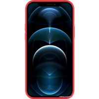 Чехол для телефона Deppa Soft Silicone для Apple iPhone 12/12 Pro (красный)