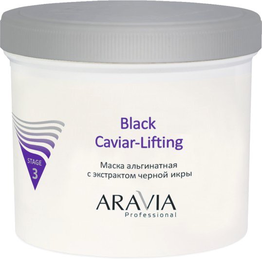 

Aravia Маска для лица альгинатная Professional Black Caviar-Lifting (550 мл)