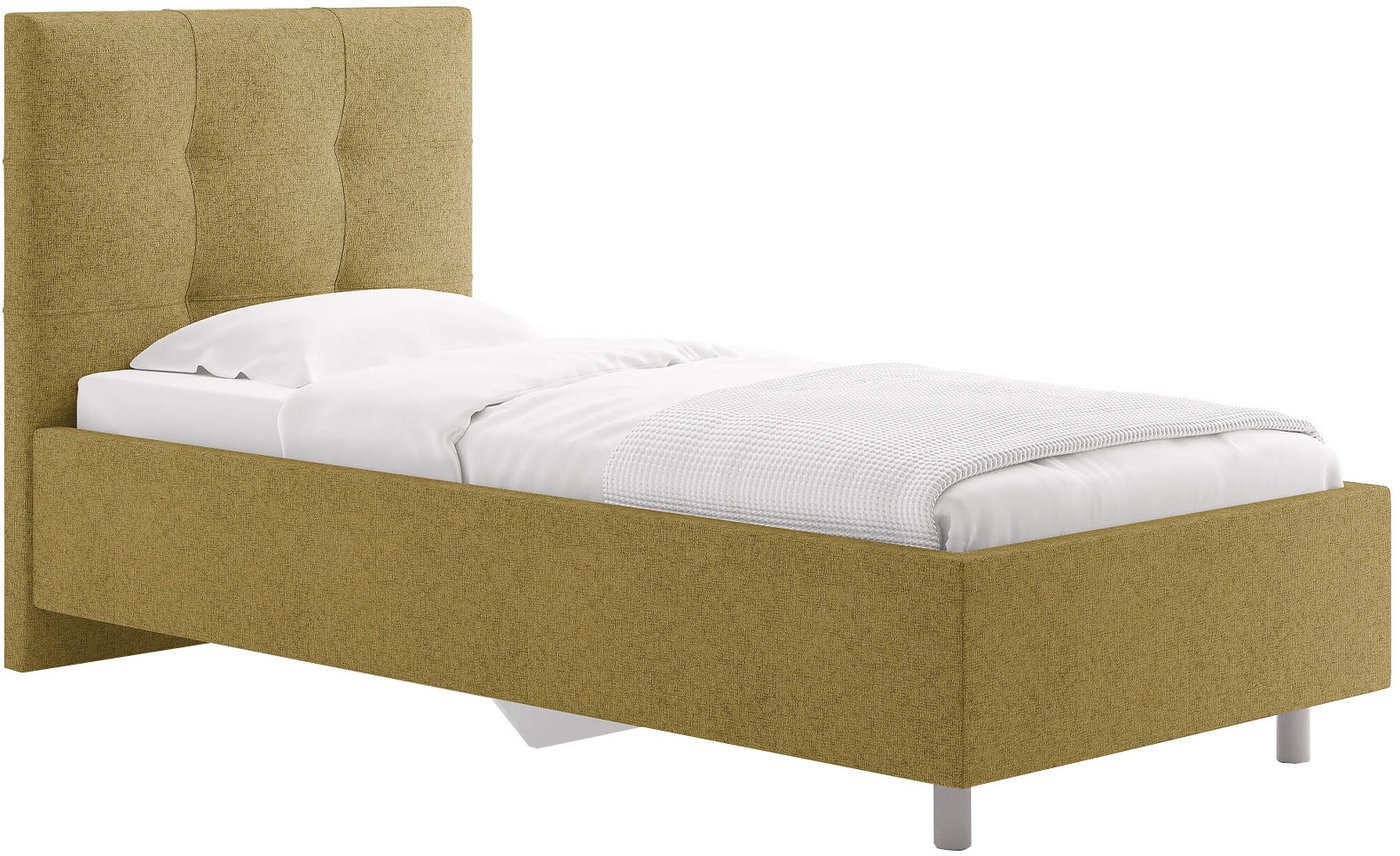 Кровать Сонум Caprice 90x200 (кашемир горчичный)