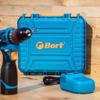 Ударная дрель-шуруповерт Bort BAB-16U 93414882 (с 2-мя АКБ, кейс)