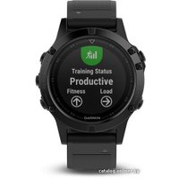 Умные часы Garmin Fenix 5 Sapphire 47mm (черный/черный) [010-01688-11]