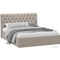 Кровать Трия Скарлет универсальная тип 1 с ПМ 160x200 (велюр мокко темный)
