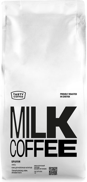 Кофе Tasty coffee Брауни зерновой 1 кг