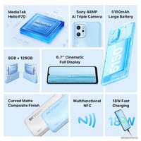 Телефон Umidigi F3 8GB/128GB (золотистый) в Могилеве