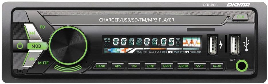 

USB-магнитола Digma DCR-390G