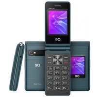 Кнопочный телефон BQ BQ-2412 Shell Duo (бирюзовый)