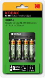 Kodak USB Overnight charger + AA 2700mAh