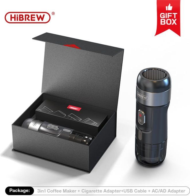 

Капсульная кофеварка Hibrew H4A (черный)