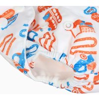 Многоразовый подгузник Крошка Я Машинки (белый/голубой) в Орше