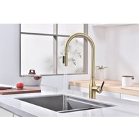 Смеситель Paulmark Iniversal Un213880-SBG (золото/светлое брашированное золото)