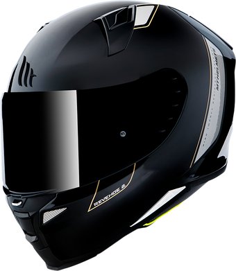 Мотошлем MT Helmets Revenge 2 Solid A1 (XS, gloss black)