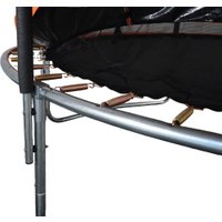 Батут GoUP Elite 8FT (с сеткой и лестницей, оранжевый)