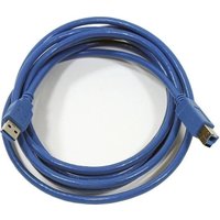 Кабель AOPEN ACU301-1.8м USB-A - USB-B (1.8 м, синий)