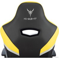 Игровое (геймерское) кресло Knight Thunder 5X (черный/желтый)