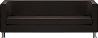 Brioli Клос трехместный (экокожа, L13 коричневый)