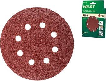 Набор шлифлистов Волат 80010-180 (10 шт)
