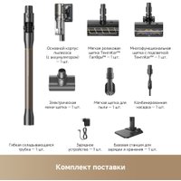 Пылесос Dreame Cordless Vacuum Cleaner Z40 TangleCut Flex VRV62F (евровилка, черный)
