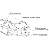 Камера заднего вида Incar 007W