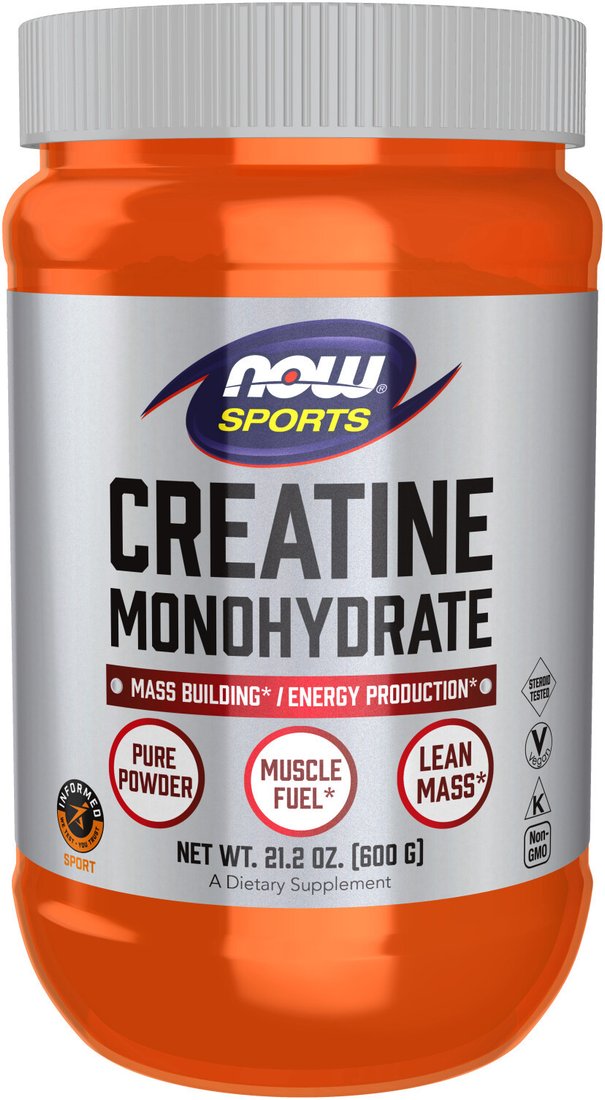 Моногидрат креатина Now Foods Creatine Monohydrate Powder (600 г)