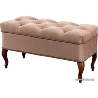 Пуфик Мебельград №15 Вариант 3 (мора коричневый/орех светлый)