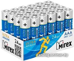 Батарейка Mirex Ultra Alkaline AAA 24 шт LR03-B24