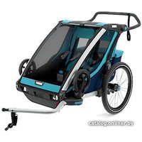 Детский велоприцеп Thule Chariot Cross 2 (Thule Blue/Poseidon)