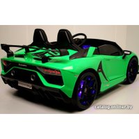 Электромобиль RiverToys Lamborghini Aventador SVJ A111MP (зеленый) в Гродно