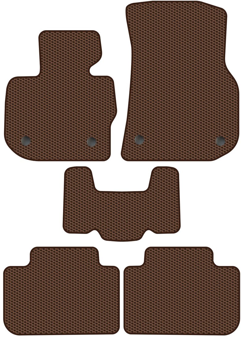 

Комплект ковриков для авто Alicosta BMW X4 II (suv / G02) 2018 - 2021 (коричневый, сота)
