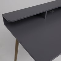 Стол AksHome Jasper 86201 (серый/бук)