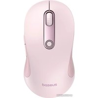 Мышь Baseus F02 Ergonomic Wireless Mouse (розовый, с батарейкой в комплекте)