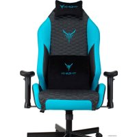 Игровое (геймерское) кресло Knight Neon (черный/голубой) в Лиде