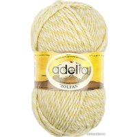 Пряжа для вязания Adelia Zoltan 100 г 115 м №152 (белый/бежевый/желтый)