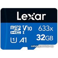 Карта памяти Lexar 633x microSD LSDMI32GBBCN633N 32GB