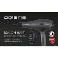 Фен Polaris PHD 2600ACi Salon Hair (серый)